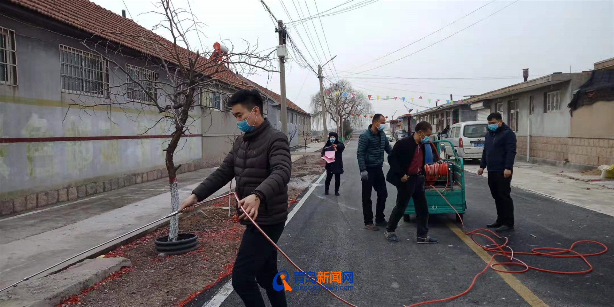 即墨区蓝村镇:全民行动,自发加入抗击疫情的第一线