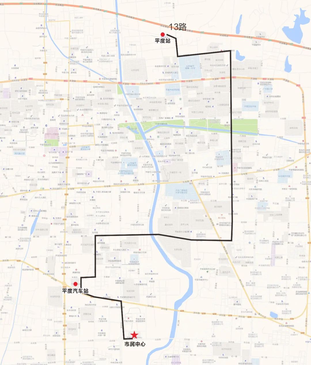 平度城区公交线路规划征求意见稿出炉,拟新开通6条公交线路