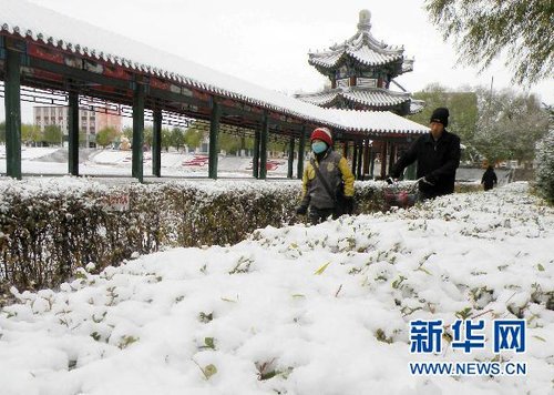 哈尔滨、大庆降下今年入冬以来第一场雪