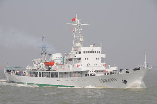 中国渔政311船。