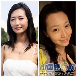 宅男女神卸妆变村姑 娱乐圈美貌女神全是水货