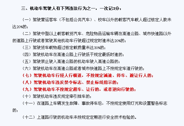 9种常见驾驶恶习盘点