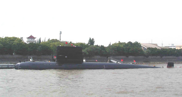 资料图：中国海军322号宋级常规潜艇。