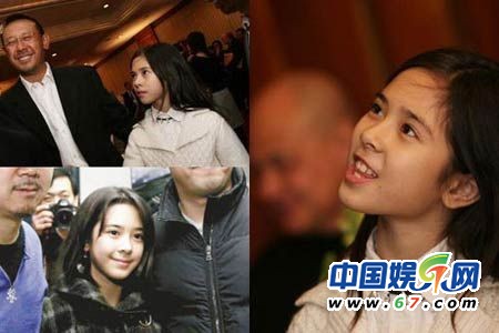 姜文17岁混血女儿姜一郎近照 五官惊艳极具星范(图)