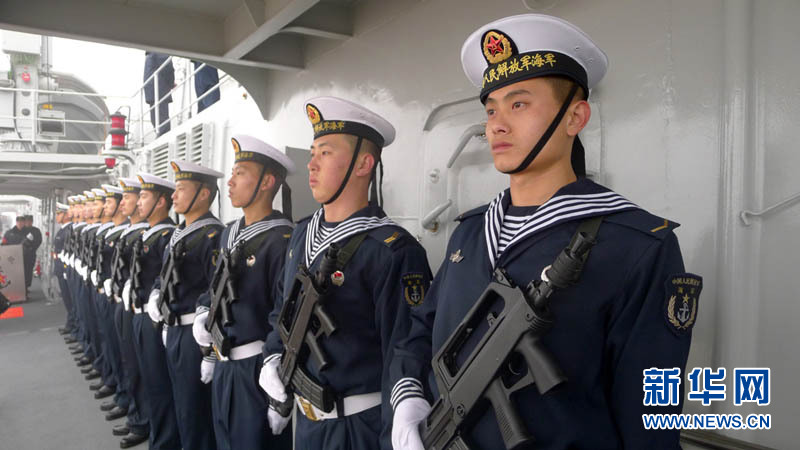 海军远海训练编队圆满完成训练任务返回青岛
