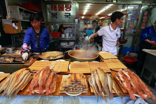 韩国海鲜市场