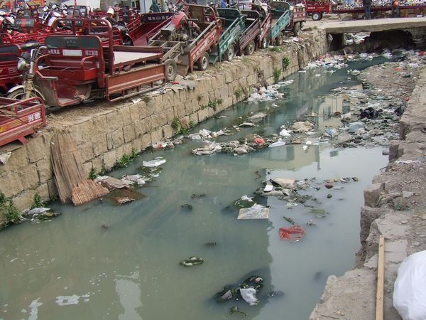 实拍史上最脏的河 你能相信这是青岛