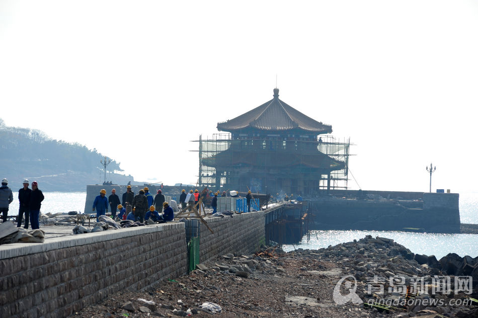 高清:栈桥桥体正式合龙 重新开放指日可待