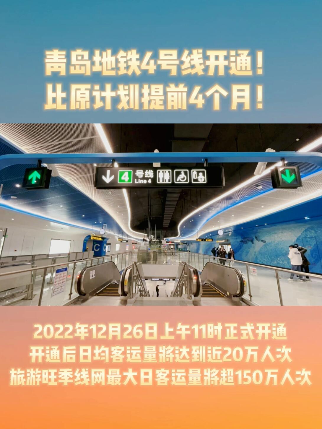 青岛地铁4号线线路图片